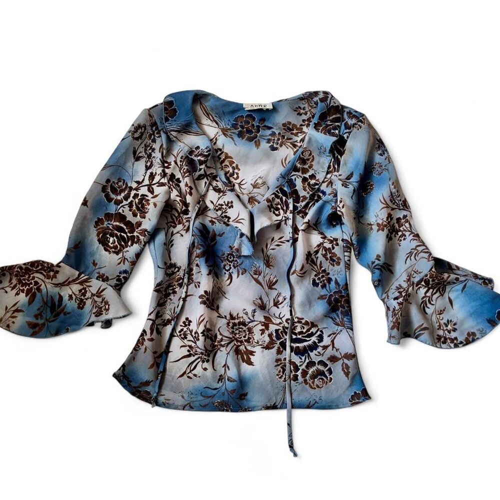 A-byer Women's multi Blouse